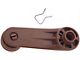 Window Crank Handle; Front or Rear; Left and Right; Brown; Match by Appearance (05-14 Tacoma)