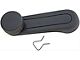 Window Crank Handle; Front or Rear; Left and Right; Dark Gray; Match by Appearance (07-17 Tundra)