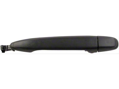 Exterior Door Handle; Rear Right and Left; Texture Black; Plastic (05-12 Tacoma Double Cab)