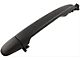 Exterior Door Handle; Rear Right and Left; Texture Black; Plastic (05-12 Tacoma Double Cab)