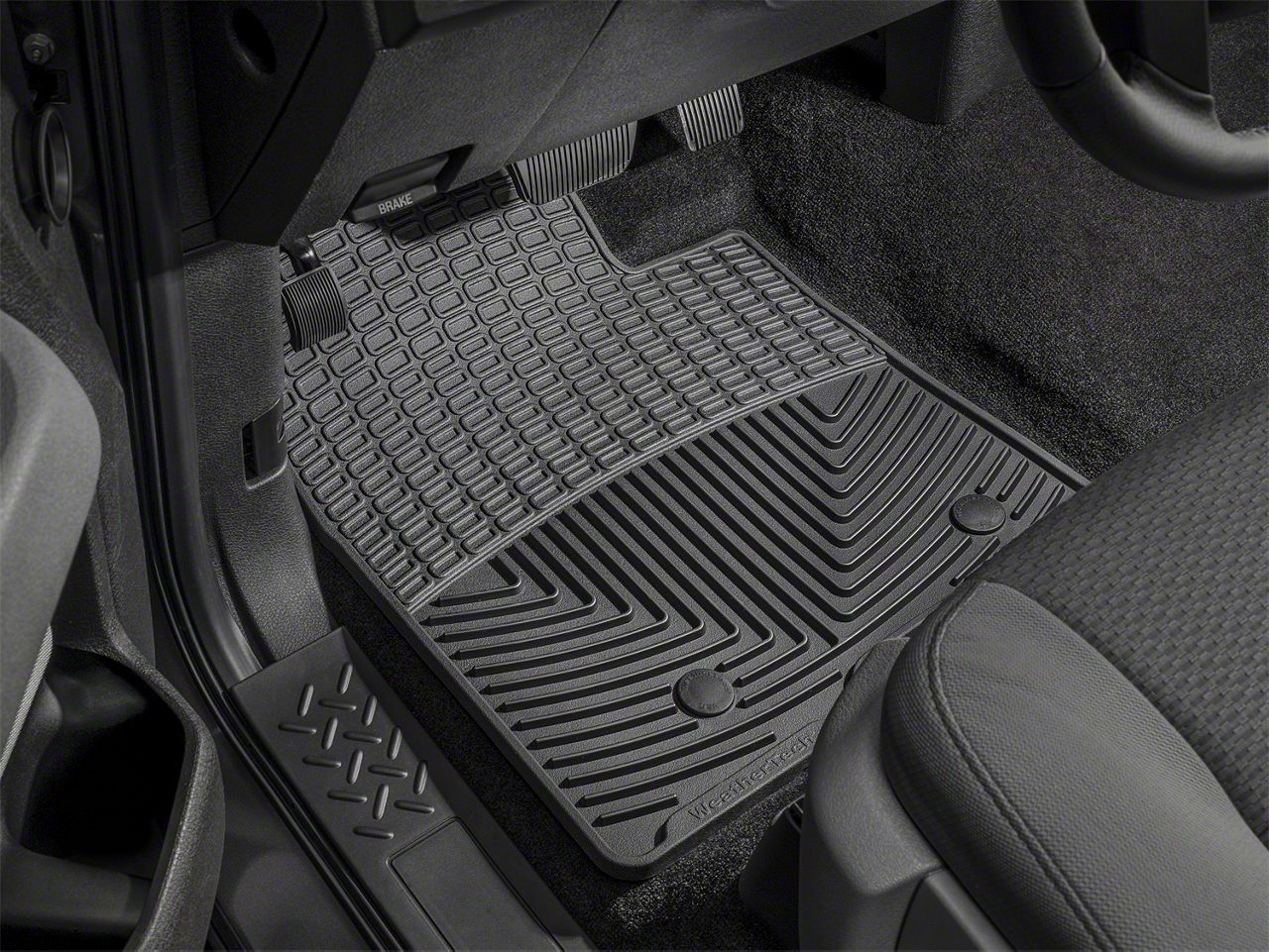 Weathertech Tacoma All Weather Front Floor Mats Black W123 (05-11 Tacoma)