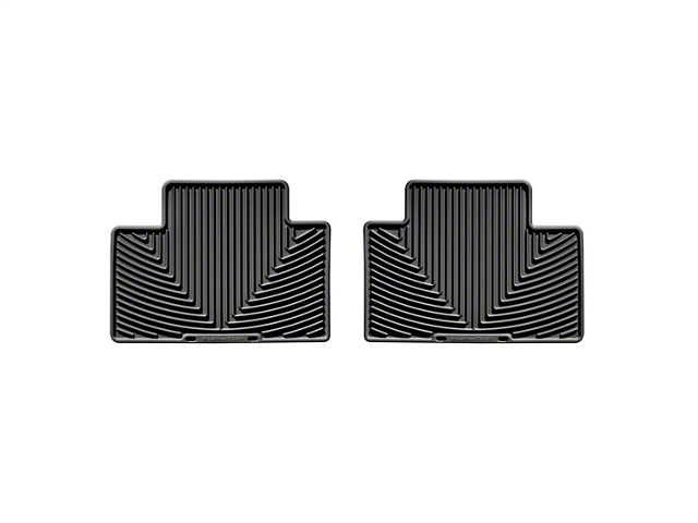 Weathertech All-Weather Rear Rubber Floor Mats; Black (05-23 Tacoma Access Cab, Double Cab)