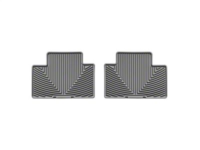 Weathertech All-Weather Rear Rubber Floor Mats; Gray (05-23 Tacoma Access Cab, Double Cab)