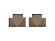 Weathertech All-Weather Rear Rubber Floor Mats; Tan (05-23 Tacoma Access Cab, Double Cab)