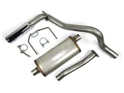 JBA Single Exhaust System with Chrome Tip; Side Exit (16-23 3.5L Tacoma)