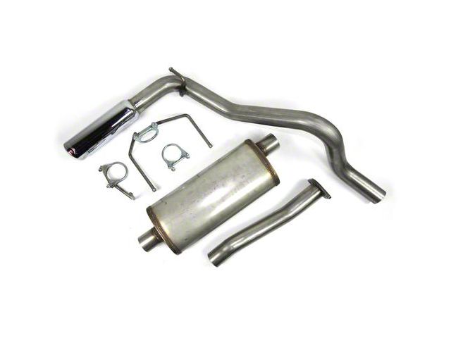 JBA Single Exhaust System with Chrome Tip; Side Exit (16-23 3.5L Tacoma)