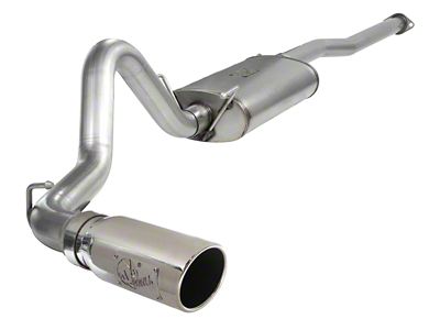 AFE MACH Force-XP 3-Inch Single Exhaust System with Polished Tip; Side Exit (05-12 4.0L Tacoma)