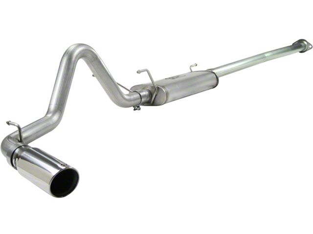 AFE MACH Force-XP 2.50-Inch Single Exhaust System with Polished Tip; Side Exit (05-12 4.0L Tacoma)