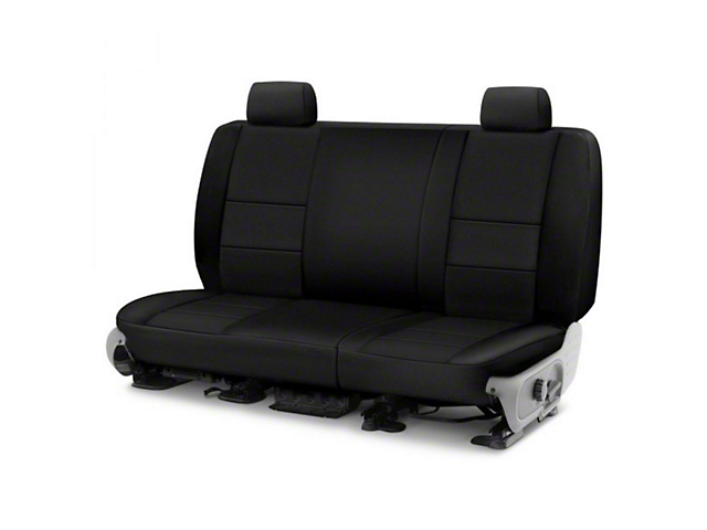ModaCustom Wetsuit Rear Seat Cover; Black (16-23 Tacoma Double Cab)