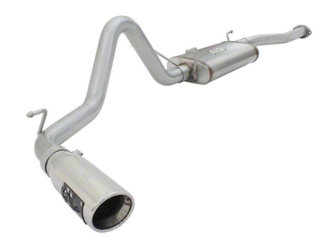AFE MACH Force-XP 2.50-Inch Single Exhaust System with Polished Tip; Side Exit (13-15 2.7L Tacoma)