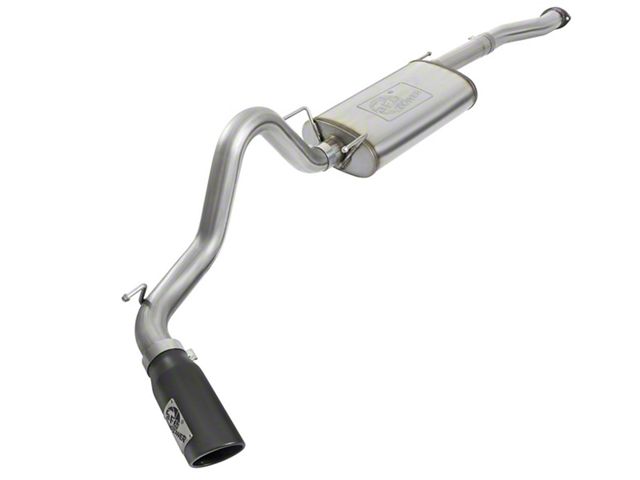AFE MACH Force-XP 3-Inch Single Exhaust System with Black Tip; Side Exit (16-23 3.5L Tacoma)