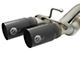 AFE Rebel Series 3 to 2.50-Inch Dual Exhaust System with Black Tips; Middle Side Exit (16-23 3.5L Tacoma)