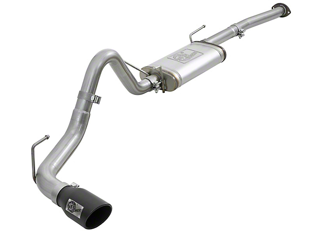 AFE MACH Force XP 2.50 to 3-Inch Single Exhaust System with Black Tip; Side Exit (16-22 2.7L Tacoma)
