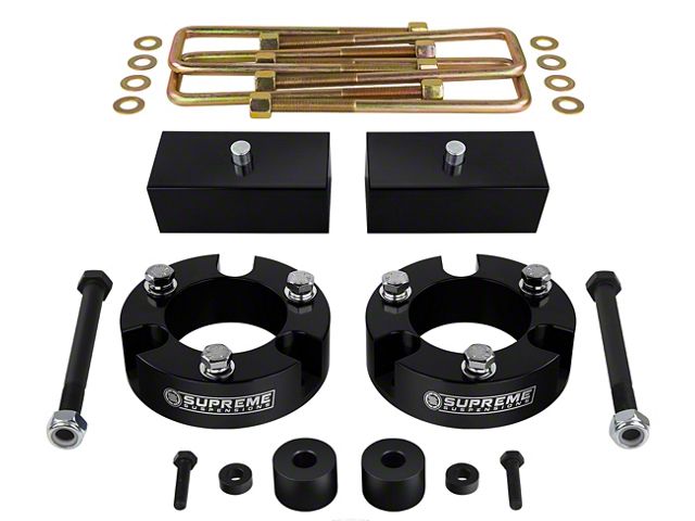 Supreme Suspensions 2.50-Inch Front / 1-Inch Rear Pro Billet Suspension Lift Kit (05-23 4WD Tacoma)