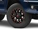 Fuel Wheels Assault Matte Black Red Milled 6-Lug Wheel; 17x8.5; 14mm Offset (05-15 Tacoma)