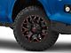 Fuel Wheels Assault Matte Black Red Milled 6-Lug Wheel; 17x9; 2mm Offset (16-23 Tacoma)