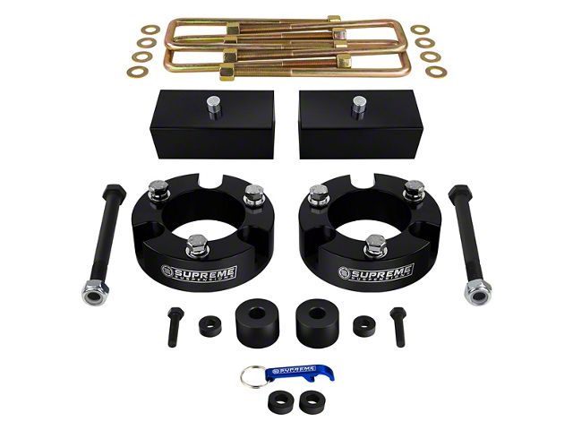 Supreme Suspensions 3-Inch Front / 1-Inch Rear Pro Billet Suspension Lift Kit (05-23 4WD Tacoma)
