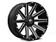 Fuel Wheels Contra Matte Black Milled 6-Lug Wheel; 18x9; 1mm Offset (16-23 Tacoma)