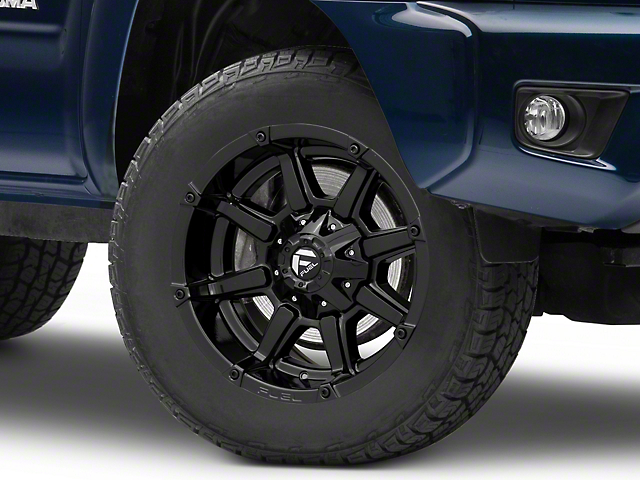 Fuel Wheels Coupler Gloss Black 6-Lug Wheel; 18x9; 1mm Offset (05-15 Tacoma)