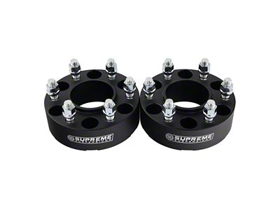 Supreme Suspensions 1.50-Inch Pro Billet Hub and Wheel Centric Wheel Spacers; Set of Two (05-15 Tacoma PreRunner; 05-23 4WD Tacoma)