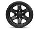 Fuel Wheels Block Matte Black with Black Ring 6-Lug Wheel; 17x9; 1mm Offset (05-15 Tacoma)