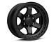 Fuel Wheels Block Matte Black with Black Ring 6-Lug Wheel; 17x9; 1mm Offset (16-23 Tacoma)