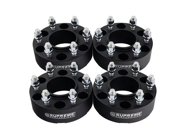 Supreme Suspensions 2-Inch Pro Billet Hub and Wheel Centric Wheel Spacers; Set of Four (03-24 4Runner)