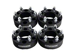 Supreme Suspensions 2-Inch Pro Billet Hub and Wheel Centric Wheel Spacers; Set of Four (05-15 Tacoma PreRunner; 05-22 4WD Tacoma)