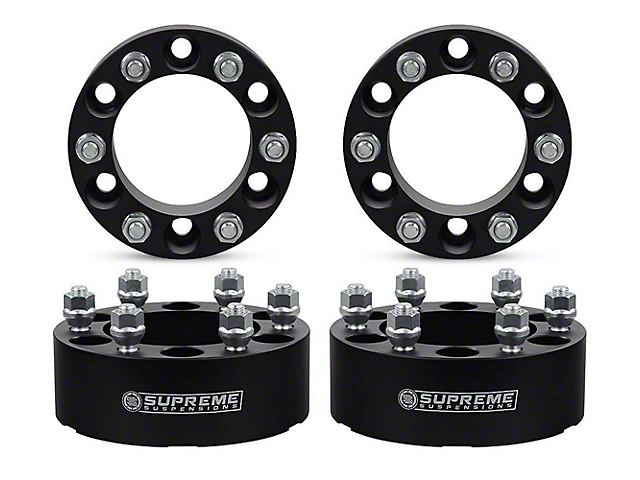 Supreme Suspensions 1.5 Inch Pro Billet Lug Centric Wheel Spacers; Set of Four (05-20 Tacoma PreRunner, 4WD Tacoma)