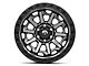 Fuel Wheels Covert Matte Gunmetal with Black Bead Ring 6-Lug Wheel; 17x9; 1mm Offset (05-15 Tacoma)
