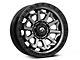 Fuel Wheels Covert Matte Gunmetal with Black Bead Ring 6-Lug Wheel; 17x9; 1mm Offset (16-23 Tacoma)