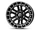 Fuel Wheels Heater Matte Black Double Dark Tint Machined 6-Lug Wheel; 17x9; -12mm Offset (16-23 Tacoma)