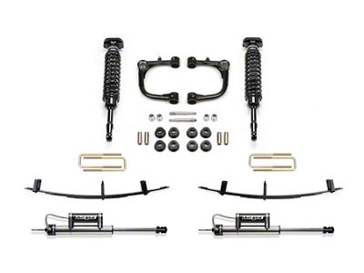 Fabtech 3-Inch Uniball Upper Control Arm Lift Kit with Dirt Logic Coil-Overs, Reservoir Shocks and Leaf Springs (15-23 Tacoma)