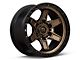 Fuel Wheels Kicker Matte Bronze with Black Bead Ring 6-Lug Wheel; 18x9; -12mm Offset (05-15 Tacoma)