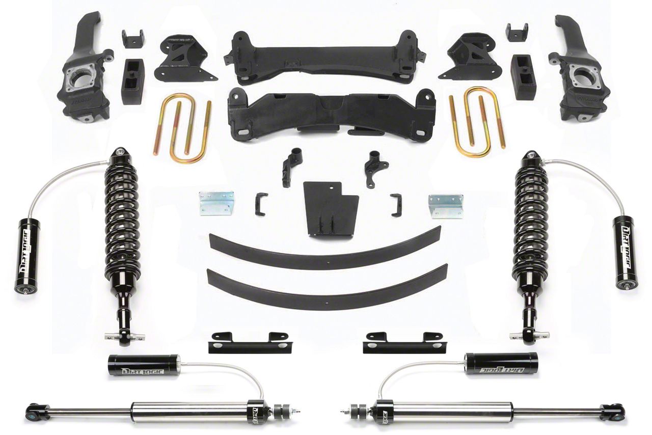Fabtech 6-Inch Performance Suspension Lift Kit with Dirt Logic Reservoir Coil-Overs and Reservoir Shocks (16-23 Tacoma)