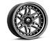 Fuel Wheels Nitro Matte Gunmetal 6-Lug Wheel; 17x9; -12mm Offset (05-15 Tacoma)