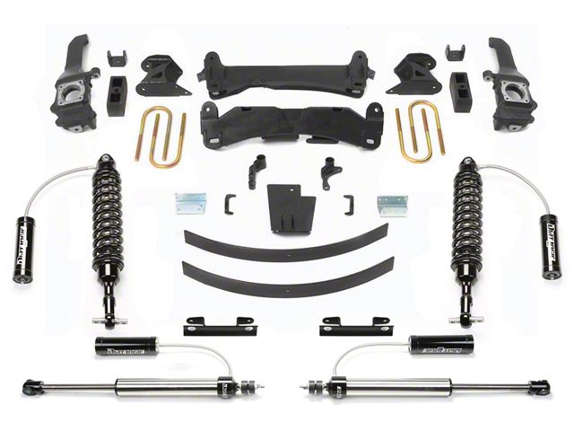 Fabtech 6-Inch Performance Suspension Lift Kit with Dirt Logic Reservoir Coil-Overs and Reservoir Shocks (16-23 Tacoma)