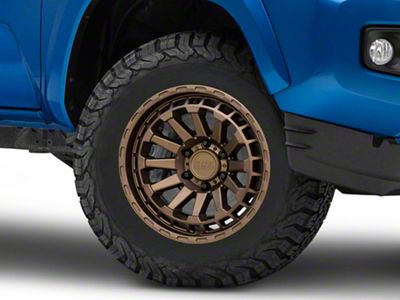Black Rhino Raid Matte Bronze 6-Lug Wheel; 17x8.5; 0mm Offset (16-23 Tacoma)