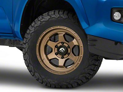 Fuel Wheels Shok Matte Bronze 6-Lug Wheel; 17x9; -12mm Offset (16-23 Tacoma)
