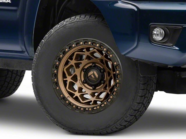 Fuel Wheels Unit Bronze with Matte Black Ring 6-Lug Wheel; 17x9; 1mm Offset (05-15 Tacoma)