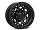 Fuel Wheels Unit Matte Black with Matte Black Ring 6-Lug Wheel; 17x9; -12mm Offset (16-23 Tacoma)