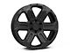Black Rhino Wanaka Matte Black 6-Lug Wheel; 17x8.5; 12mm Offset (05-15 Tacoma)