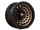 Fuel Wheels Zephyr Matte Bronze with Black Bead Ring 6-Lug Wheel; 17x9; -12mm Offset (05-15 Tacoma)