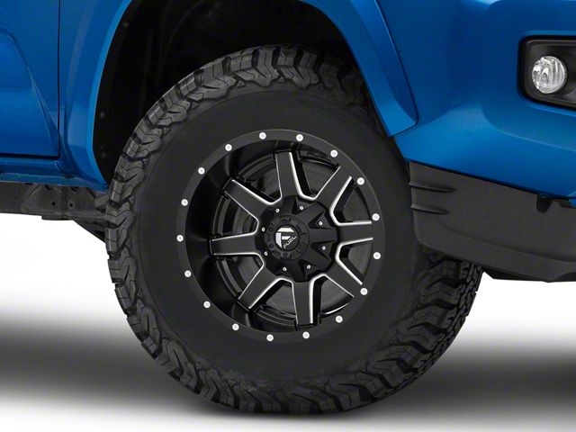 Fuel Wheels Maverick Matte Black Milled 6-Lug Wheel; 17x8.5; 20mm Offset (16-23 Tacoma)