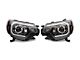 Raxiom Axial Series Projector Headlights with LED Bar; Black Housing; Clear Lens (12-15 Tacoma)