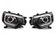 Raxiom Axial Series Projector Headlights with Sequential LED Bar; Black Housing; Clear Lens (12-15 Tacoma)