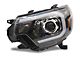 Raxiom Axial Series Projector Headlights with Sequential LED Bar; Black Housing; Clear Lens (12-15 Tacoma)