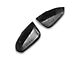 Mirror Covers with Turn Signal Openings; Gloss Black (16-23 Tacoma)