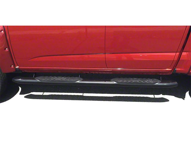 5-Inch Extreme Side Step Bars; Black (05-23 Tacoma Double Cab)