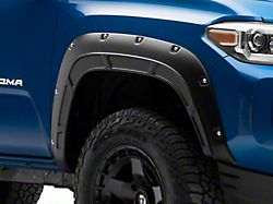 Rough Country Defender Fender Flares; OE Black (16-23 Tacoma)
